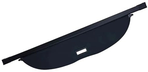 Laderaumabdeckung Kofferraum Passend Für Porsche Cayenne 2011-2018 Einziehbare Gepäckraumabdeckung Schwarzer Kofferraumschutz Gepäckschutz 1Set