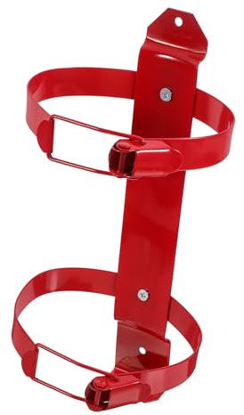 DONFAMDS Support Mural pour Extincteur Réglable 2kg Support Robuste Installation Facile Compatible Véhicules Accessoire De Sécurité