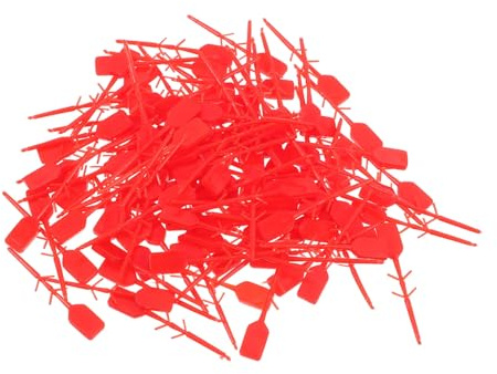 SEWOART 1000 Sigilli di Sicurezza per Estintore in Plastica Rossi, Compatibili Estintori ad Acqua a Polvere, Facili da Installare per Maggiore Sicurezza