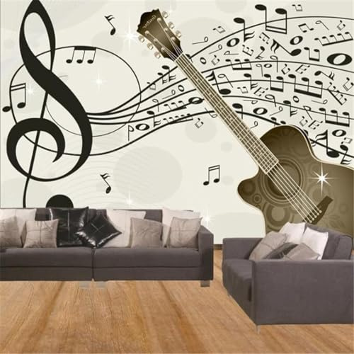 HongYouQi Music Character Landscape Modern Wallpaper Decoration Bedroom Living Room Modern Tv Background-350Cm×256Cm