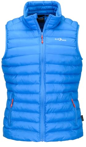 Blue Wave Damen Steppweste Olivia mit Stehkragen - Gesteppte Weste packable inkl. Packbeutel in Pink Größe 50
