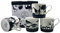 FINE BONE CHINA SET OF 4 MUGS GIFT BOXED SAFARI MUGS FREE UK DELIVERY