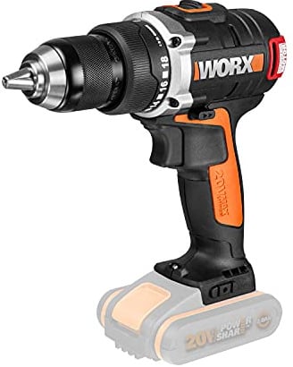 Taladro atornillador Brushless 20V WORX | PowerShare | WX175.9 - Sin batería, ni cargador | motor sin escobillas