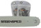 Set di spada da 45 cm, con 2 catene a mezzo scalpello, 3/8, 68TG, 1,5 mm, adatto per Husqvarna 372