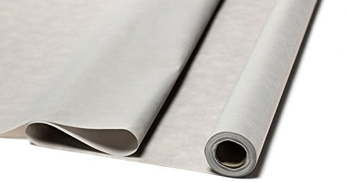 Premium Tischdecke aus Vlies, abwaschbar, leicht zuzuschneiden, mit Lotuseffekt, Made in Germany - Zertifiziert nach Oeko-TEX® Standard 100 (1,2m x 20m, grau)