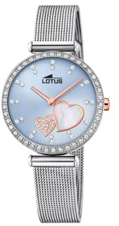 LOTUS Montre pour Femme 18616/2 Bliss Boîtier en Acier Inoxydable Gris Bracelet en Acier Inoxydable Gris
