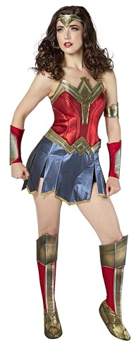 Rubie's DC Comics WW84 Wonder Woman Kostüm-Set für Damen, rot/blau