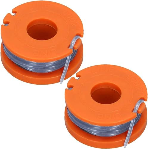SPARES2GO 2.5m Line & Spool for McGregor MCT1825 MCT2X1825 18v Strimmer Trimmer (Pack of 2)