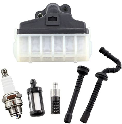 MCHNIC Luftfilter mit Benzinfilter Benzinschlauch Zündkerze für Stihl 021 023 025 MS210 MS230 MS250 MS 210 MS 230 MS 250 Kettensäge Motorsägen