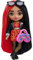 ​Barbie - Bambola Barbie Extra Fucsia Afro, con panda, dai capelli castani con ciocche rosa, felpa con cappuccio con stampa e gonna a quadri, Giocattolo per Bambini 3+ Anni, HKP93