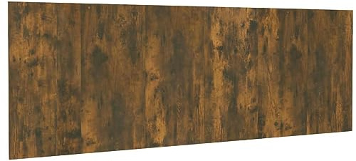 vidaXL Wand Kopfteil Betthaupt Bettkopfteil für Doppelbett Bett Bettgestell Schlafzimmerbett Räuchereiche 240x1,5x80cm Holzwerkstoff