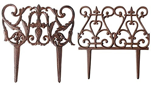 Esschert Gusseiserner Beetzaun & Gusseiserner Beetzaun La Vendee