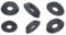 Black Countersunk Solid Cup Finishing Washers Stainless Steel Cup M3 M4 M5 M6 M8 - Pack of 10 (M8)
