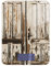 Poeticcity Old Vintage Wooden Door Retro Wood Texture Tempered Glass Kitchen Scales, Digital Weight Grams and Oz Food Scales for Cooking Baking Meal Prep Home Weight Loss Health Diet