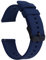 TIESOME Silicone Watch Bands, Quick Release Waterproof Soft Rubber Replacement Straps with Silver Plated Stainless Steel Buckle Compatible with Smart Watch Sport Watch for Men Women (20mm, Blue)