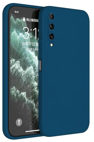 Topme Cover per HUAWEI P Smart Pro/Honor 9X Pro (6.59 Inches) Custodia Case, Protezione Della Pelle Della Custodia in Silicone Tpu - Blu zaffiro