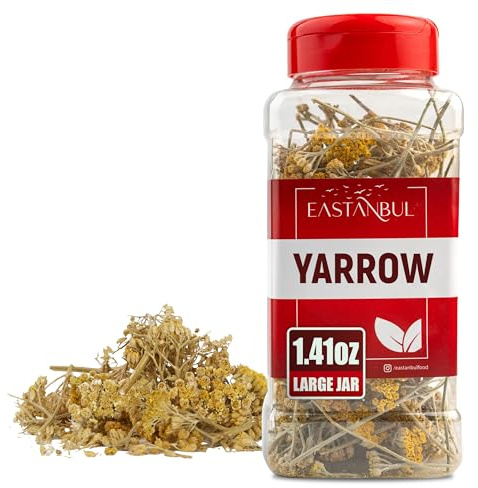 Eastanbul Yarrow Tea, Loose Leaf Herb, Caffeine Free, Natural,1.4oz