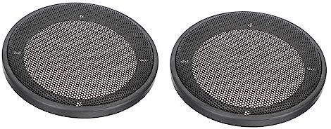 HOMSFOU 2 Pièces Grille de Haut-Parleur couvertures nettes de Modification de subwoofer Cercle de Haut-parleurs conférencier Caisson de Basse Accessoires de Voiture Auto