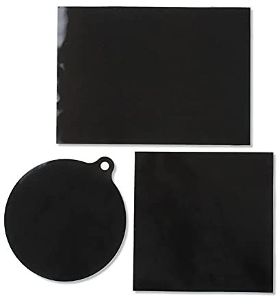 JNJOOD Tappetino protettivo per piano cottura a induzione in silicone, rotondo, quadrato, isolato termicamente, per cucina, isolamento termico