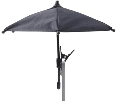 Sonnenschirm, Handy-Regenschirm, Handy-Sonnenschirm, multifunktionale Abdeckung für Strandurlaub, Wandern, Alltag, Schwarz, Schwarz, Schwarz , 説明を参照してください