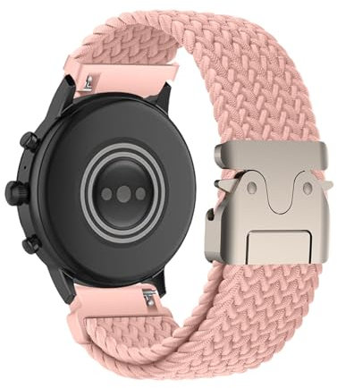 Armband für Fossil Men's Gen 6/5E 44mm/Gen 5 LTE/Carlyle/Julianna Band Verstellbare Atmungsaktiv Nylon Ersatzarmband Kompatibel mit Fossil Men's Gen 6/5E 44mm/Gen 5 LTE/Carlyle/Julianna (3)