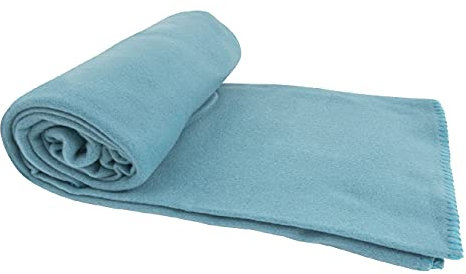 CB Home & Style Fleecedecke Decke 130 x 170 cm Kuscheldecke (Blaugrün)