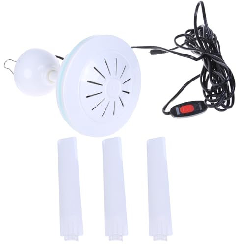 MOONDAME Ventilatore da soffitto 3Leaves Hanging Camping Fan per tende e camper 35 pollici 12V 20W