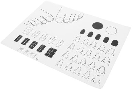 FRCOLOR Nail Art Mat Stamping - Maniküre-pads Mit Nagellack-display Bastelbögen Für Nail Tech Bequem &