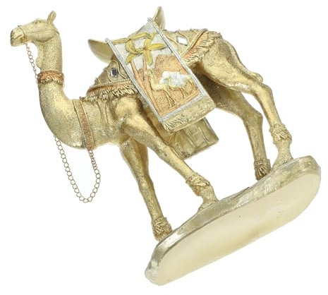 Didiseaon Kamelfigur Aus Kunstharz Nahost-kamelfigur Harz-Ornament Statue Für Büro-zubehör Dekoration Für Wohnzimmer Büro Garten Schreibtisch Minimalistischer Stil