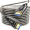 3BAO 30M Câble de fibre optique HDMI 8K, câble de fibre optique HDMI 2.1 blindé en acier 48gbps super rapide 8K@60Hz 4K@120Hz HDR dynamique EARCHDTV/projecteur/home cinéma/tv box/Gaming box
