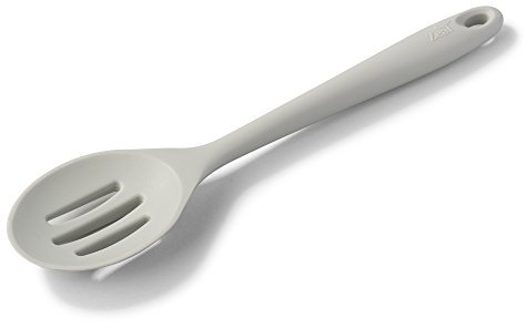Zeal J159S Silicone Non-Stick Slotted Spoon (28cm) -French Grey