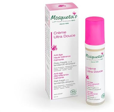 MOSQUETA'S Crema Ultra Dolce Pelle Fragile/Atopico con Olio di Rosa Muschiata del Cile
