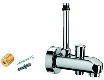 Poletti serie S15100B Cusio Bocca di erogazione vasca con kit di fissaggio al muro