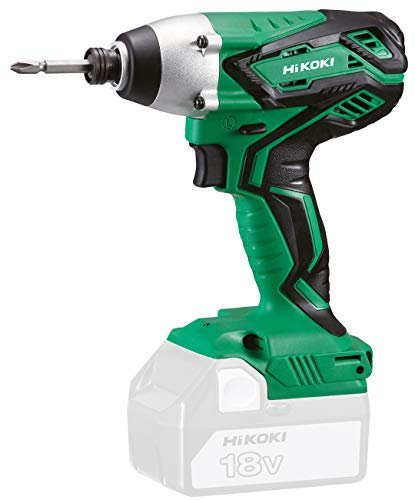 HIKOKI WH18DJLW4Z - Visseuse à percussion Sans Batteries ni Chargeur 18V Li-Ion Multi Volt 145 Nm 0-2400 rpm insertion 1/4 1 Kg Cranberry