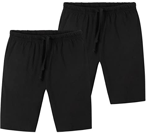 CityComfort Shorts Pyjamas for Boys Teens Pack of 2 PJs Summer Casual Lounge Wear Soft Jersey Pyjama Shorts with Pockets