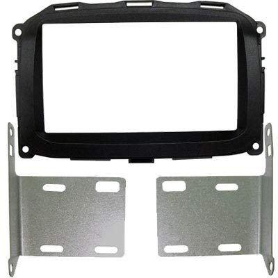 Mascherina autoradio 2 DIN Kit installazione senza cornice per radio con monitor motorizzato.