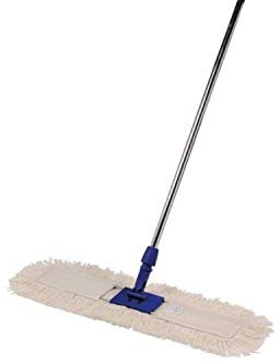 Fercasashop - scopa industriale cotone cm. 80 con manico in alluminio cm.140