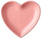 Yardwe Vassoio Colazione Rosa di di in Porcellana Piatti Dessert a Forma di Cuore Decorativo per Appetitore Snack di Rosa Piatti A Forma Di Cuore Rosa