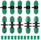 FULAIERGD Tubi da 1/2 Pollici (1/2 ID x0.6-0.63 OD) Raccordi per Tubi Flessibili antigoccia per Tubi di irrigazione da 16 mm a 1/4 di Pollice (Adatto a 13 mm ID / 4 mm ID)