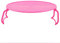 grilles empilables pour assiettes à micro-ondes,Grille de cuisson ronde, four à micro-ondes en plastique multifonctionnel, grille de cuisson à la vapeur en couches(rouge)
