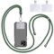 Handykette Universal, Handy Lanyard, Universelles Handy um den Hals hängend mit Pad Handy Lanyard, verstellbar und abnehmbar. (1grün)