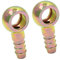 A ABSOPRO Motorbike 8mm ID Hose Barb 12mm Banjo Fitting Fuel Line (Set of 2)