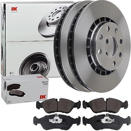 NK Bremsscheiben 256mm + Beläge vorne passend für Astra F + VECTRA A + B
