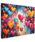MuchoWow© Impression sur Toile Decoration Murale Peinture 40x30 cm Tableaux Decoratifs Muraux Déco Chambre Tableau Salon Coeurs - Couleurs - Art - Amour