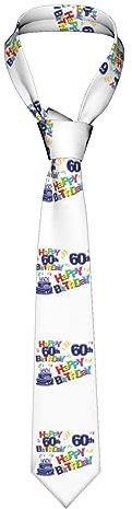 874 Herren Klassische Krawatte Geschenk Zum 60. Geburtstag Krawatte Gemustert Casual Krawatten Klassische Schmale Herren Krawatte Für Festliche Veranstaltungen Büro Arbeit