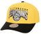Mitchell & Ness Pittsburgh Penguins NHL Boom Text Pro Vintage Snapback Cap Yellow - One-Size
