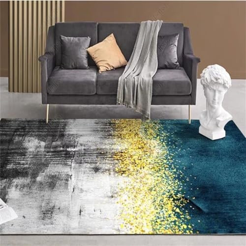 Tapis Barbecue Sol Tapis Chien Les accessoires de décoration pour la maison du salon gris-bleu peuvent être utilisés pendant de nombreuses années et sont résistants à l'usure. Tapis Chambre Bebe Fille