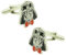 MasGemelos Boutons de Manchette Dark Vador Noeud Papillon Star Wars Cufflinks, Estandar, Acier inoxydable, Acier inoxydable, estandar, Acier inoxydable, Acier
