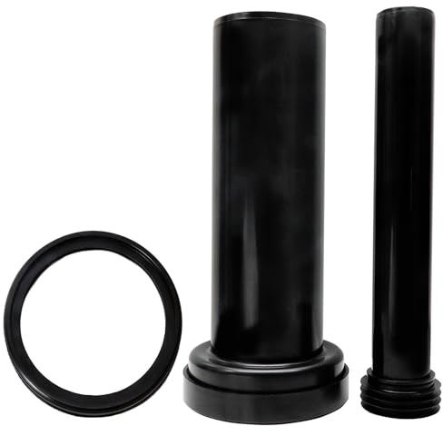 PuritySage Wall Hung Toilet Tank Connector Set with Extended Pipes,Compatible with Geberit 152.441.46.1,Toilet Replacement Parts with HDPE Material,Easy Installation