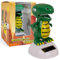 MIJOMA Solarbetriebene Wackelfigur - Bewegliche Figur mit Solarzelle, Kunststoff, 10 cm hoch, Keine Batterien notwendig, Für Fensterbretter, Autos & sonnige Plätze (Dinosaurier grün)